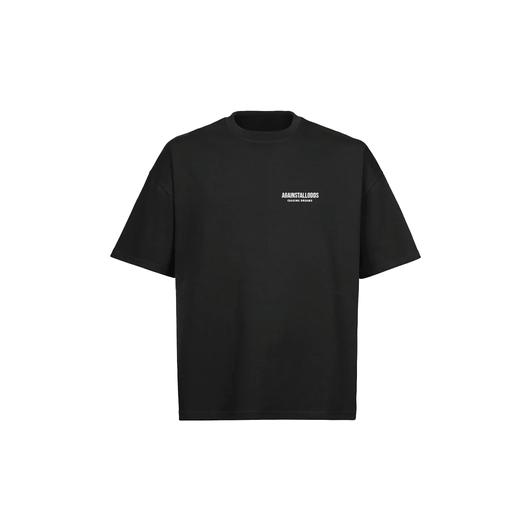 BLACK LUXURY BOXY TEE