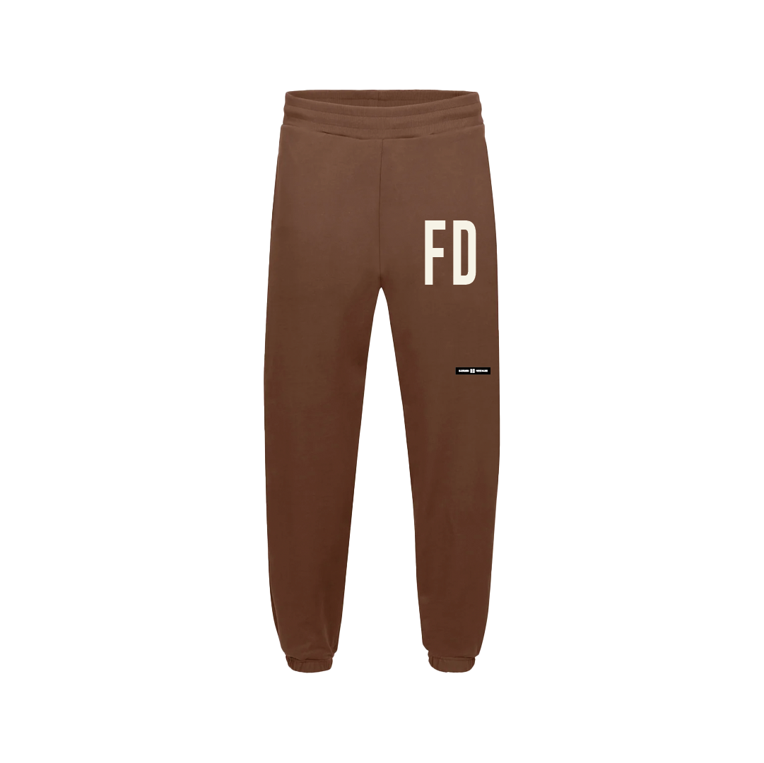 FD BROWN LUXURY SWEATPANTS