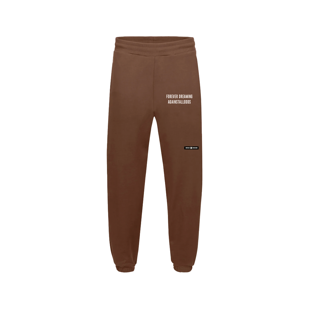 FOREVER DREAMING BROWN LUXURY SWEATPANTS