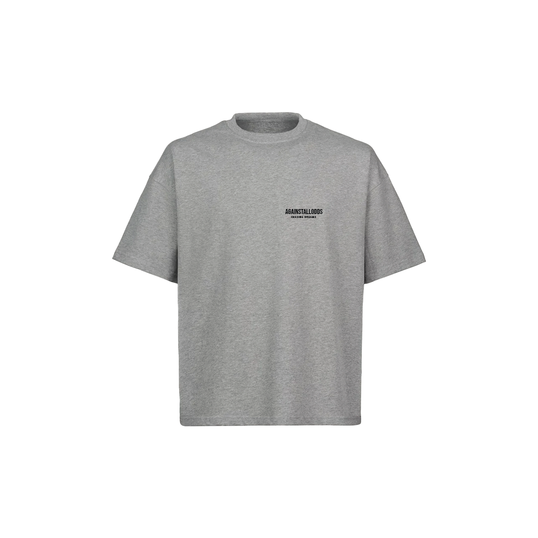 GREY LUXURY BOXY TEE