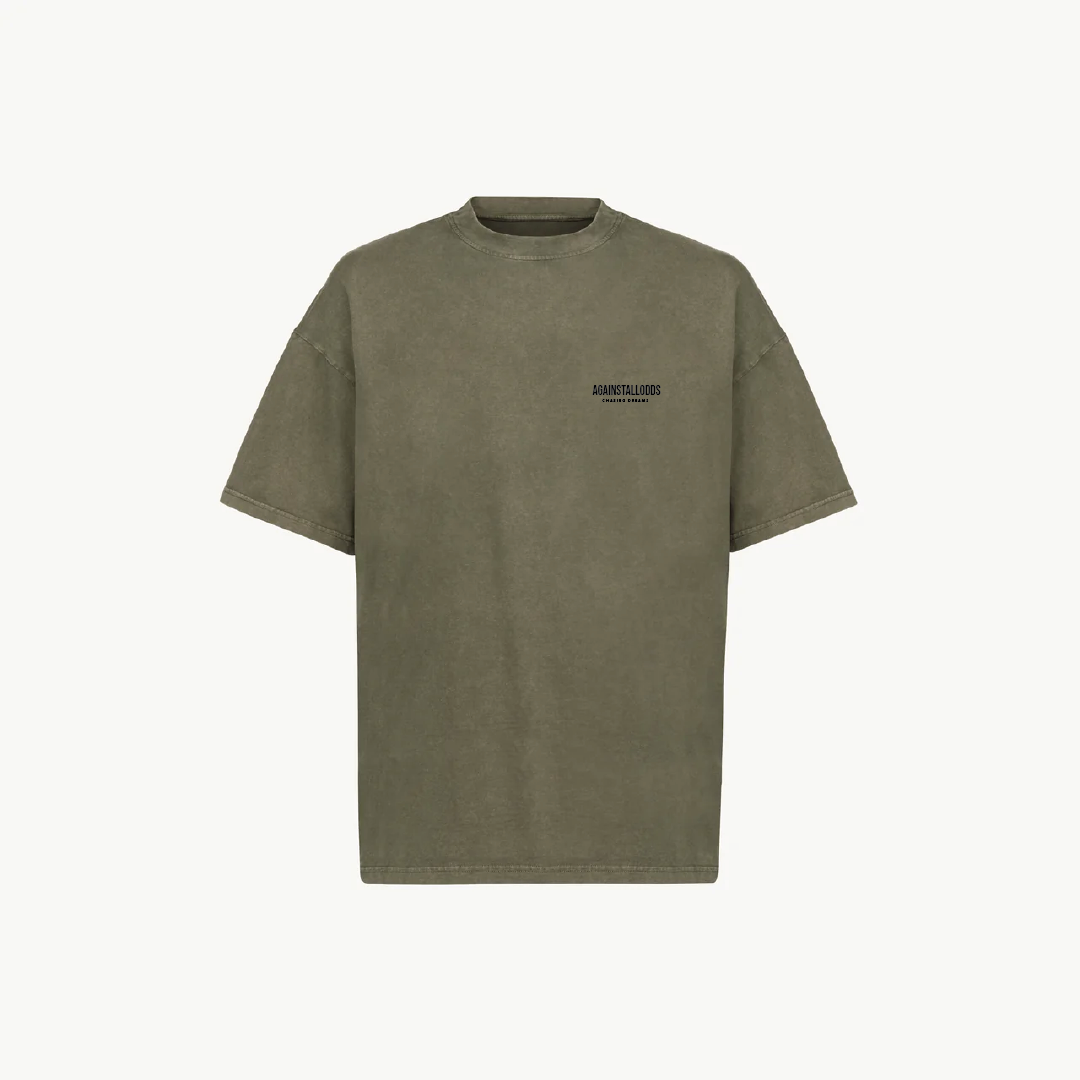 WASHED OLIVE LUXURY TEE