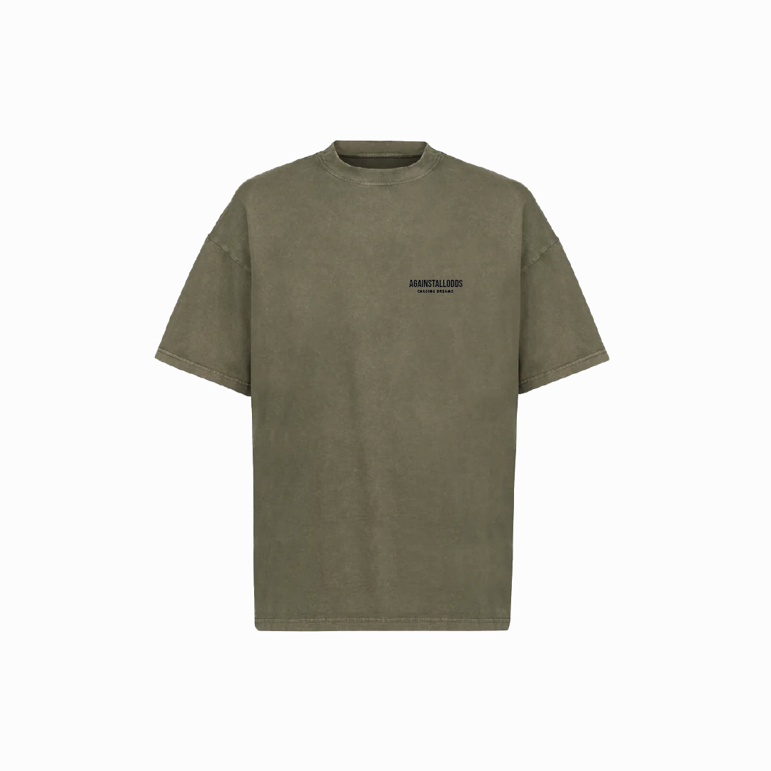 WASHED OLIVE LUXURY TEE