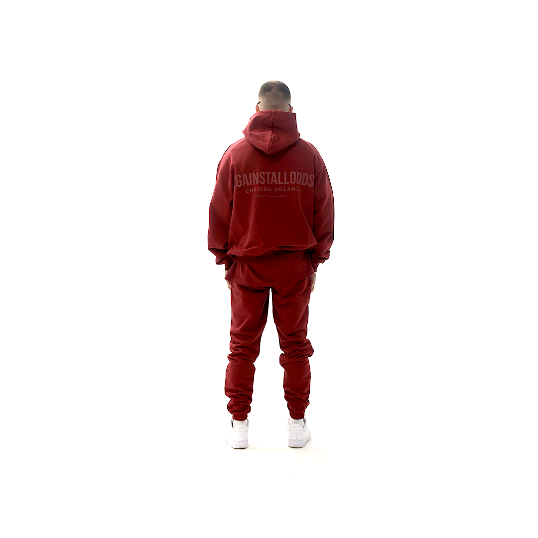 Branded Blank - Ox Blood Luxury Hoodie