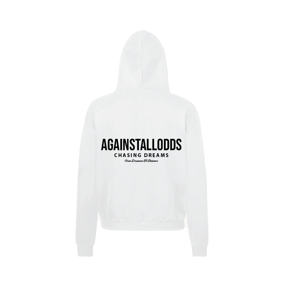 WHITE HEAVYWEIGHT HOODIE