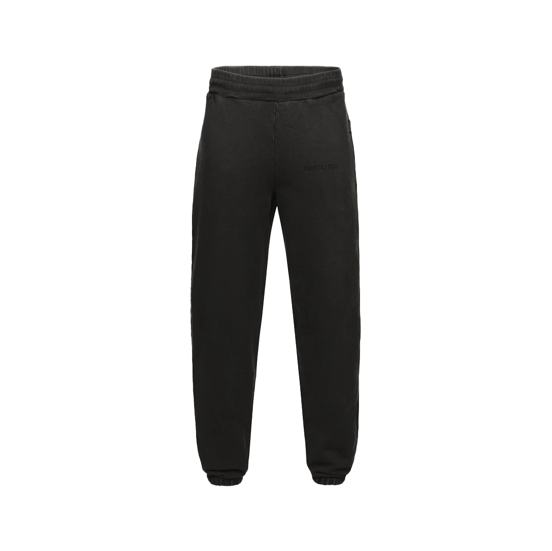 Branded Blank - Distressed Black Luxury Sweatpants